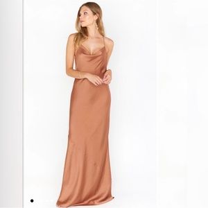 Show me your mumu Tuscany maxi slip bridesmaid dress XXS